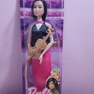 Barbie Careers Fashion Doll & Accessories, Violinist Musician Wearing Removable